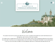 Tablet Screenshot of ferienhaus-wernigerode.biz